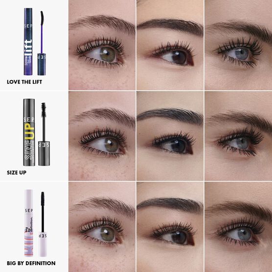 SIZE UP MASCARA SIZE UP COLOR-25 BROWN